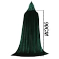 Miniatyrbillede 2 af 5: Unisex dragt med hætte i fuld længde Dark green 90cm