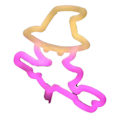 Miniatyrbillede 1 af 5: Halloween LED neonskiltlys, halloweenlampe med batteri wizard