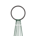 Miniatyrbilde 7 av 10: vidaXL Juletre for flaggstang kaldhvit 310 LED-er 300 cm