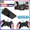 Miniatyrbillede 4 af 5: Videospilkonsol 2,4 g dobbelt trådløs controller Game Stick 4k 10000 Black 32G