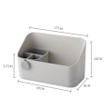 Miniatyrbilde 1 av 3: Skrivebord Organizer Sminke Organizer for soverom Vit