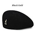 Miniatyrbillede 1 af 2: 2023 Ny Kangol Basker Mesh Peaked Hat Britisk Retro Hat Black