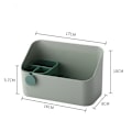 Miniatyrbilde 5 av 5: Skrivebord Organizer Sminke Organizer for soverom grön
