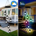 Miniatyrbild 4 av 8: Lyktor Solar Wind Chimes för externa LED-lampor, färgskiftande vattentäta Windchimes Unique Outdo