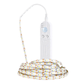 Miniatyrbillede 1 af 10: Dæmpbar LED-lampe med PIR-bevægelsessensor 1m 60LED-replampe til TV-computer Skrivebordsbaggrund Hjem Køkken Dekorativ belysning Hvid