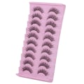 Miniatyrbilde 7 av 9: Løsvipper Faux Mink Lashes Falske øyevipper