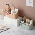 Miniatyrbillede 3 af 5: Skrivebordsorganisator Makeup-organisator til soveværelse grön