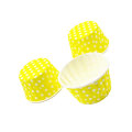 Pikkukuva 1 / 5: 50 kpl Jäätelökulhoja Jälkiruokakulhoja Jäädytetty Jogurtti Cupcake Kakku Dot/Yellow