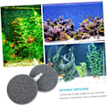 Miniatyrbillede 2 af 5: 4 stk iltede Bubble Stone Air Bubbler Luftspridere Oxygenator Akvarieluftning til akvarieluft til akvariefisk