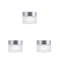 Miniatyrbillede 3 af 5: 1/2/3/5 Multipurpose Mat Kosmetisk Ansigtskrukke - Holdbar og silvery 30g,1 3PCS
