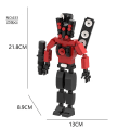 Miniatyrbild 2 av 2: Skibidi Toalettleksak Byggkloss Titans Kamera Man Högtalare Tv Man Titans Kameraman Boss Set Plastleksaker Figur Statyett A27 none