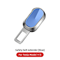 Miniatyrbild 1 av 5: Yz För Tesla Model 3 Model Y Model X Model S Biltillbehör för säkerhetsbältesförlängare Black
