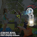 Miniatyrbild 2 av 5: 6 i 1 bärbar utomhus LED campinglykta med fläkt, acsergery New Solar Camping null none