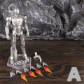 Miniatyrbild 1 av 4: Zd Toys Marvel Iron Man Mk1 Mk2 Mk3 Mk4 Mk5 Mk6 Mk7 Mk42 Mk43 7&quot; Film Actionfigur Iron-man Mark 1 2 3 4 5 6 7 42 43 Legends C MK2 A - Loose