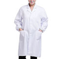 Miniatyrbild 1 av 4: Vit labbrock Doktor Sjukhus Forskarskola Fynddräkt för studenter Vuxna-c XL