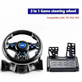 Miniatyrbild 1 av 5: För Switch/Xbox One/360/ps4/ps2/ps3/pc Racing Game Sju-i-ett-ratt Black three-in-one