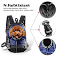 Miniatyrbild 4 av 5: Pet Carrier Ryggsäck, Hund Katt Front Pack Andas design null none