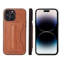 Miniatyrbild 1 av 5: Nytt för Iphone 15 Pro Max Fierre Shann Hållare Cover Pu Phone case Brown