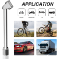 Miniatyrbild 2 av 7: V2ine 8 tums uppblåsbar förlängningsgummislang, lås på luftchuck+gummislang+1/4&#34; Quick Plug, Closed Flow Tire Inflator Chuck med klämma för 1Set inflate kit
