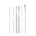 Miniatyrbild 5 av 5: 6 delars set i rostfritt stål Spiral Spring Ear Pick Cleaner null none