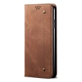 Miniatyrbild 2 av 5: Denim Texture Case för iPhone 15 Plus Brown