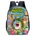 Miniatyrbild 1 av 4: Vattentät Mina sjungande monster printed Mina sjungande monster Printed Barnryggsäck Skolväska Reseryggsäck för pojkar Flickor Ryggsäck Skola B C