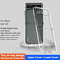 Miniatyrbild 4 av 5: IMAK UX-6-serien för Motorola Razr 40 5G TPU- case Airbags Transparent cover null none