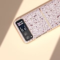 Miniatyrbild 4 av 5: För Motorola Razr 40 5G PU Läder + PC Glitter phone case Nano galvanisering Repsäkert cover null none