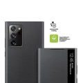 Miniatyrbild 4 av 5: Applicera på Samsung Mirror Smart View Vändfritt cover för Galaxy Note 20 / Note20 Ultra 5g Phone Led Cover S-view Cover Ef-zn985 Mobi Black For Note 20