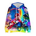 Miniatyrbild 1 av 2: Super Mario Bros Movie 3d tecknat print Casual Dragsko Huvtröjor Huvtröja Sweatshirt Toppar Jumper Barn Födelsedagspresent D 9-10 Years