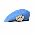Miniatyrbild 1 av 3: Exakt återgivning av Un Blue Basker Un Peacekeeping Forces Cap med Un null none