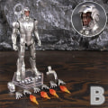 Miniatyrbild 1 av 4: Zd Toys Marvel Iron Man Mk1 Mk2 Mk3 Mk4 Mk5 Mk6 Mk7 Mk42 Mk43 7&quot; Film Actionfigur Iron-man Mark 1 2 3 4 5 6 7 42 43 Legends C MK2 B - Loose