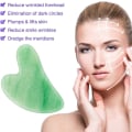 Miniatyrbild 4 av 5: Gua Sha Stone, Guasha Tool For Face, Gua Sha Skrapmassage Naturlig Jade Ansikte Hals Kropp Akupressur Skrapterapi null none