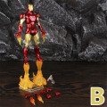 Miniatyrbild 1 av 4: Zd Toys Marvel Iron Man Mk1 Mk2 Mk3 Mk4 Mk5 Mk6 Mk7 Mk42 Mk43 7&quot; Film Actionfigur Iron-man Mark 1 2 3 4 5 6 7 42 43 Legends C MK6 B - Loose