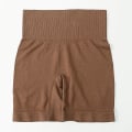 Miniatyrbild 1 av 4: Sömlösa shorts med hög midja Kvinnor Hip Push Up Shorts Säkerhetsbyxor Fitness Boxer Trosa Magkontroll Underkläder Kalsonger Z M style2 chocolate
