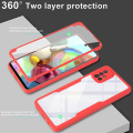 Miniatyrbild 2 av 4: För Samsung Galaxy A71 4g Akryl + Tpu 360 grader Full täckning Stötsäkert phone case Blue