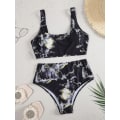 Miniatyrbild 1 av 2: Bikini Sexig Dambaddräkt Hög midja Baddräkt Dambaddräkt Strandkläder 6341 NO 4 XL