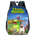 Miniatyrbild 1 av 4: My Singing Monsters Printed Ryggsäck Skolväska Utomhus Rese Ryggsäck För Barn Pojkar D