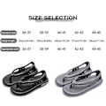 Miniatyrbild 2 av 5: Bästsäljare- Bazuo Sandaler, Unisex Comfort Walking Flip Flops Bazuo Slides, Eva Tjock Bottom Bazuo Tofflor Black 40-41