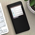 Miniatyrbild 5 av 5: Clear View- case för Samsung Galaxy A71 Ultratunt null none