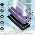 Miniatyrbild 4 av 5: Privacy Magnetic Case Kompatibel Iphone 14 Pro Max/14 Pro Anti Peeping Dubbelsidigt härdat case Black for 14 Pro Max