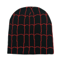 Miniatyrbild 2 av 2: Spiderman Mönster Stickad Beanies Hatt För Herr Dam Unisex Vinter Varm Skull Hat Grey