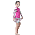 Miniatyrbild 3 av 5: Barn Flickor Badkläder Klänning Mu Islamiska Beachwear Burkini Baddräkt Set Rose Red 3-4 Years