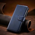 Miniatyrbild 5 av 5: För Huawei Mate 20 Calf Texture Spänne Horizontal Flip Läder Phone case Blue