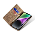 Miniatyrbild 4 av 5: Denim Texture Case för iPhone 15 Plus Khaki