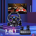 Miniatyrbild 4 av 5: För Switch/Xbox One/360/ps4/ps2/ps3/pc Racing Game Sju-i-ett-ratt Black four in one