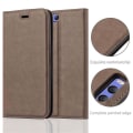 Miniatyrbild 3 av 5: Xiaomi Mi A1 / Mi 5X Hülle Cover Case Etui - mit Stand Funktion och Kartenfach COFFEE BROWN Wed A1 / Mi 5X