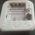 Miniatyrbild 4 av 5: Stitch Anime LED digital väckarklocka för flickor - söt storlek, 8 cm, 3 tum, 7 färger ändras, temperatur, perfekt för flickor sovrum null none