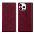 Miniatyrbild 1 av 5: Case för Iphone 15 med Rfid-blockering, stativ Pu-läder skyddande case Stötsäkert skyddande phone case Red For iPhone 15 Plus