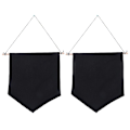 Miniatyrbild 2 av 4: 2 st Creative Beautiful Pin Display Banner Badge Display Hängen För Inredning Rum Hem Black 24.5X27.5CM